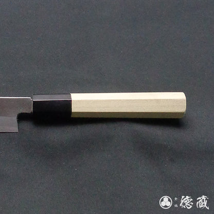 白二　左柳刃包丁　朴八角柄