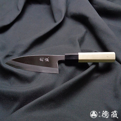 白二　左出刃包丁　朴八角柄