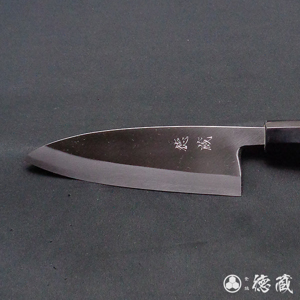 白二　左出刃包丁　朴八角柄