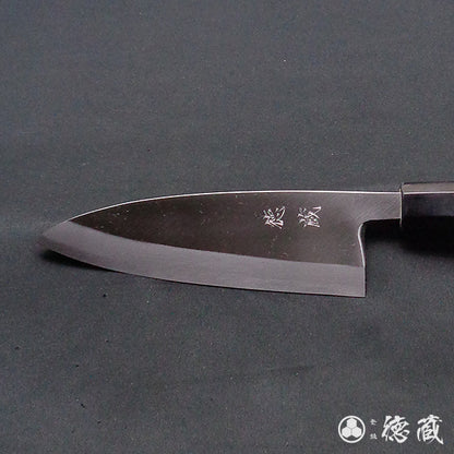 白二　左出刃包丁　朴八角柄