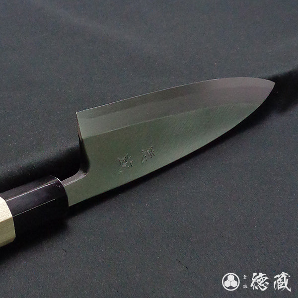 白二　左出刃包丁　朴八角柄