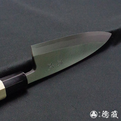 白二　左出刃包丁　朴八角柄