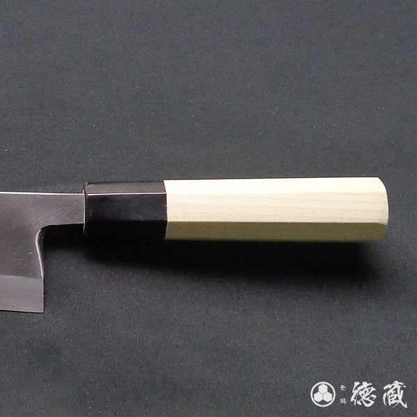 白二　左出刃包丁　朴八角柄