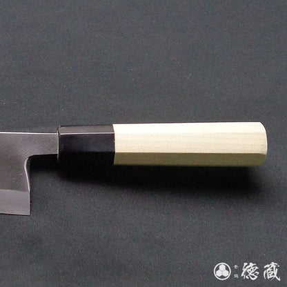白二　左出刃包丁　朴八角柄