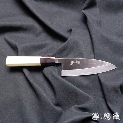 青二　出刃包丁　朴八角柄