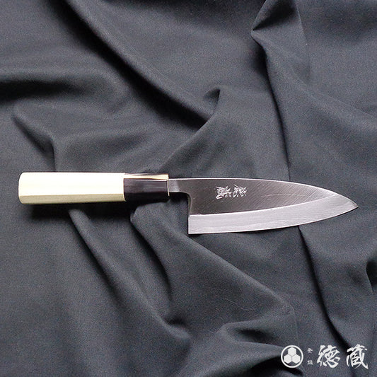 青二　出刃包丁　朴八角柄
