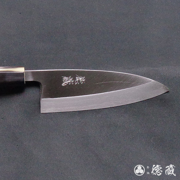 青二　出刃包丁　朴八角柄
