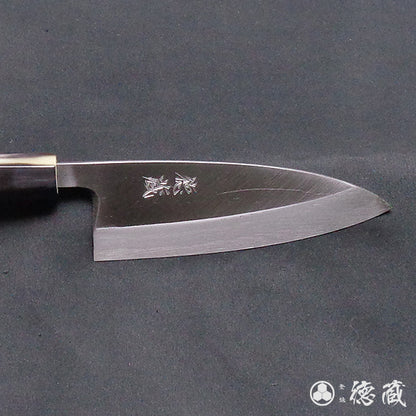 青二　出刃包丁　朴八角柄