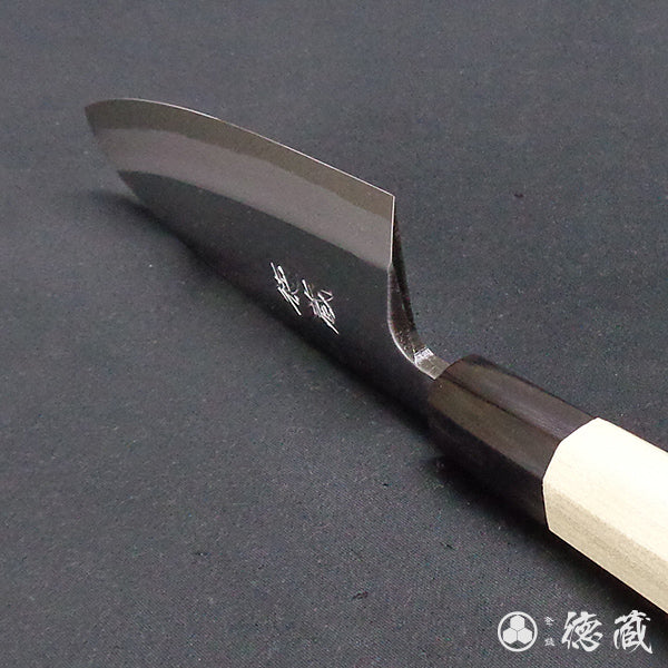 青二　出刃包丁　朴八角柄
