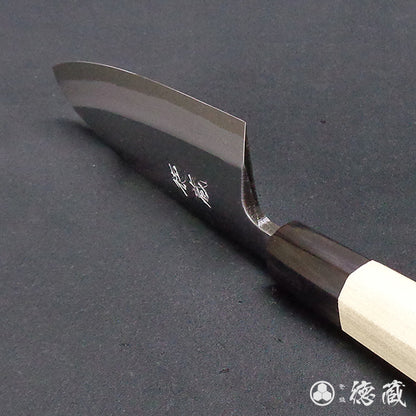 青二　出刃包丁　朴八角柄