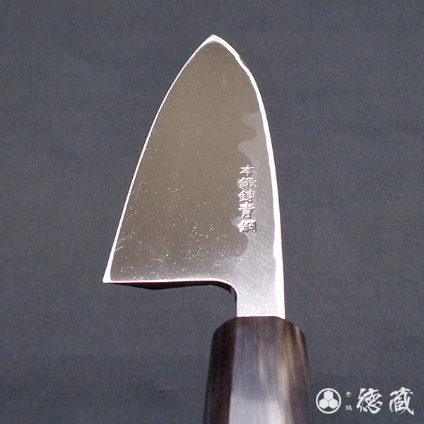 青二　出刃包丁　朴八角柄