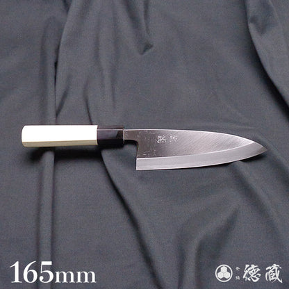 青二　出刃包丁　朴八角柄