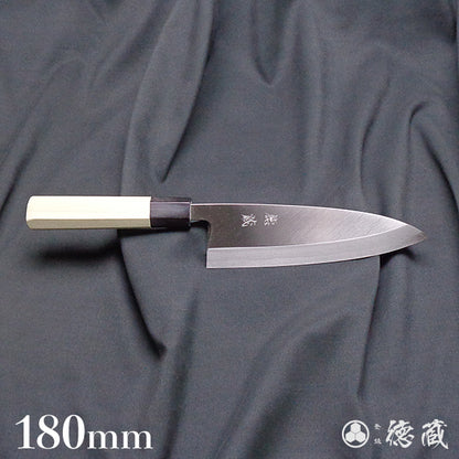 青二　出刃包丁　朴八角柄