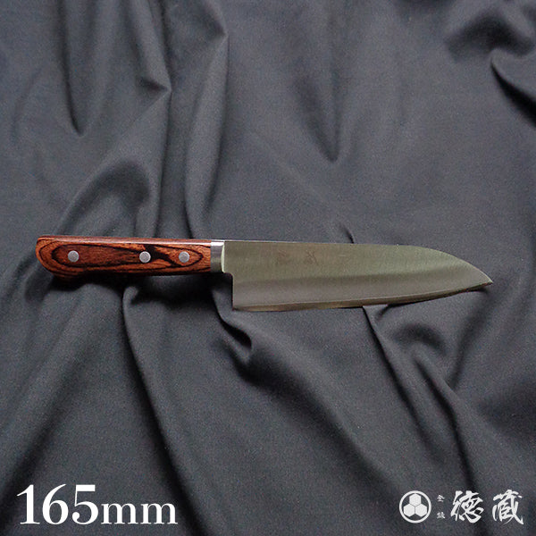 VG1　三徳包丁　マホガニーハンドル