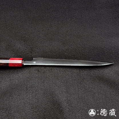 明神直人　直人作　SG2　牛刀包丁　紫檀八角柄