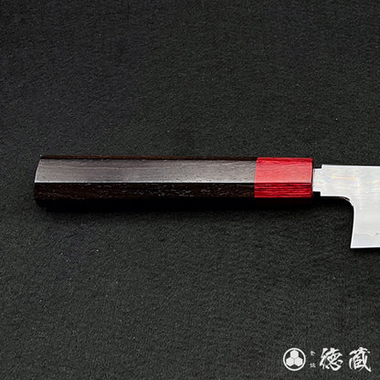 明神直人　直人作　SG2　牛刀包丁　紫檀八角柄