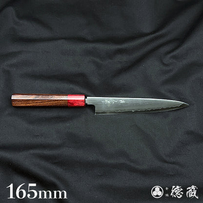 明神直人　直人作　SG2　ペティナイフ　紫檀八角柄