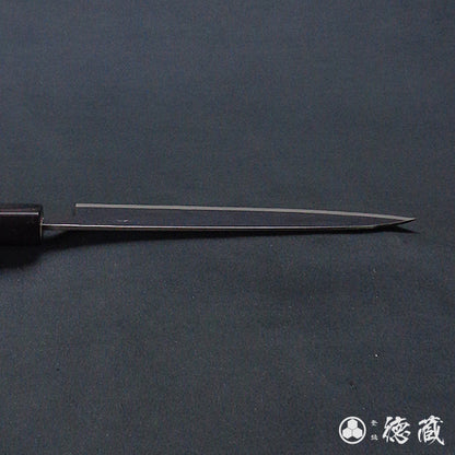 青二　黒肌仕上　伊予型舟行包丁　胡桃柄