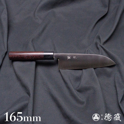 SRS　磨き仕上　三徳包丁　紫檀柄