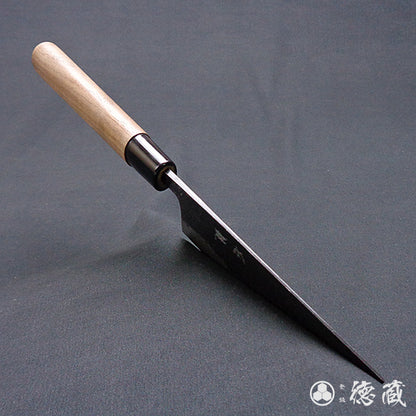 青一　黒打仕上　菜切包丁　胡桃柄