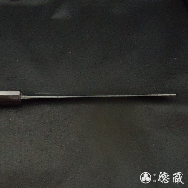 白一　三徳包丁　胡桃八角柄