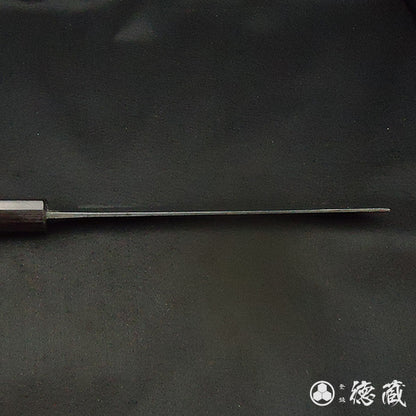 白一　三徳包丁　胡桃八角柄