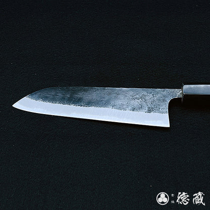 青二　三徳包丁　朴八角柄