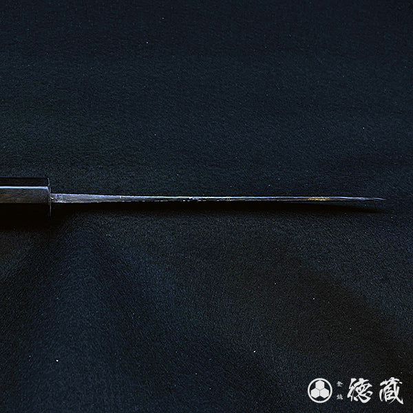 青二　三徳包丁　朴八角柄