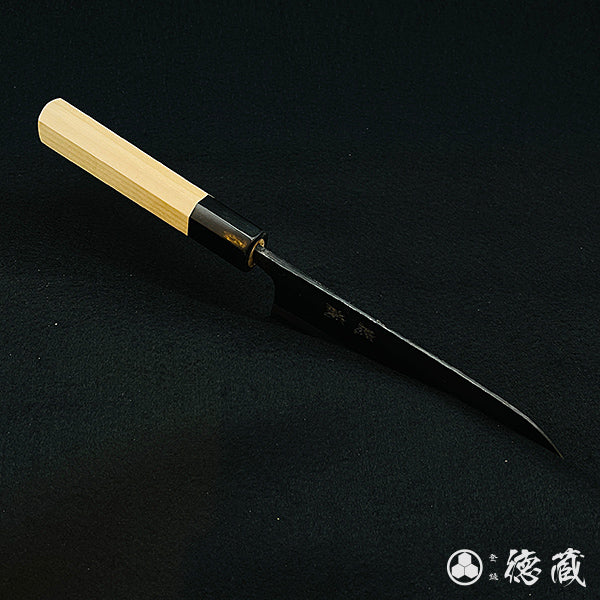青二　三徳包丁　朴八角柄