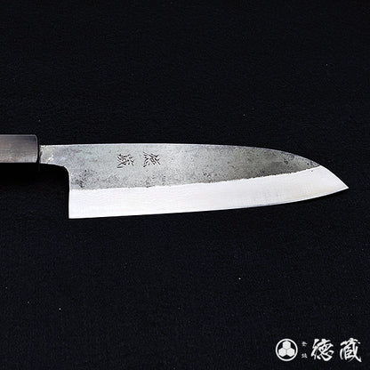 青二　ダマスカス　三徳包丁　紫檀八角柄