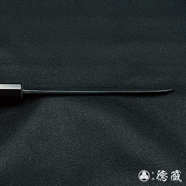 青二　ダマスカス　三徳包丁　紫檀八角柄