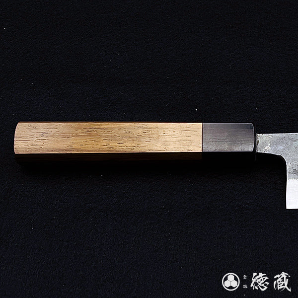 青二　ダマスカス　三徳包丁　紫檀八角柄