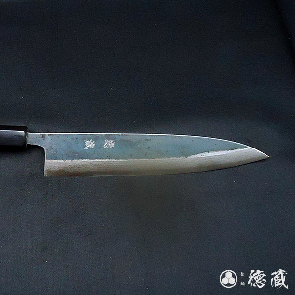 青二　ダマスカス　牛刀包丁　紫檀八角柄