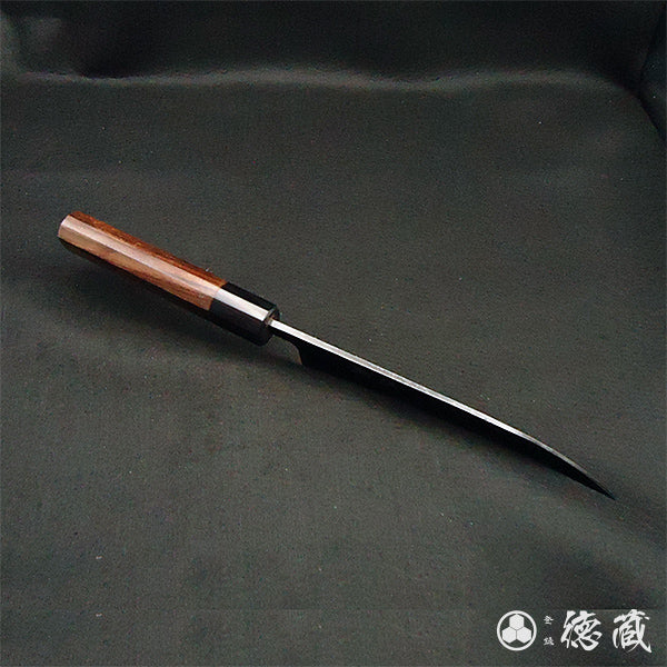 青Ｓ　三徳包丁　紫檀八角柄