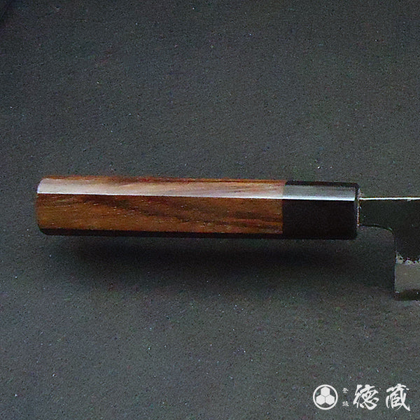 青Ｓ　三徳包丁　紫檀八角柄