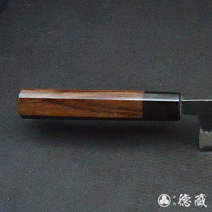 青Ｓ　三徳包丁　紫檀八角柄