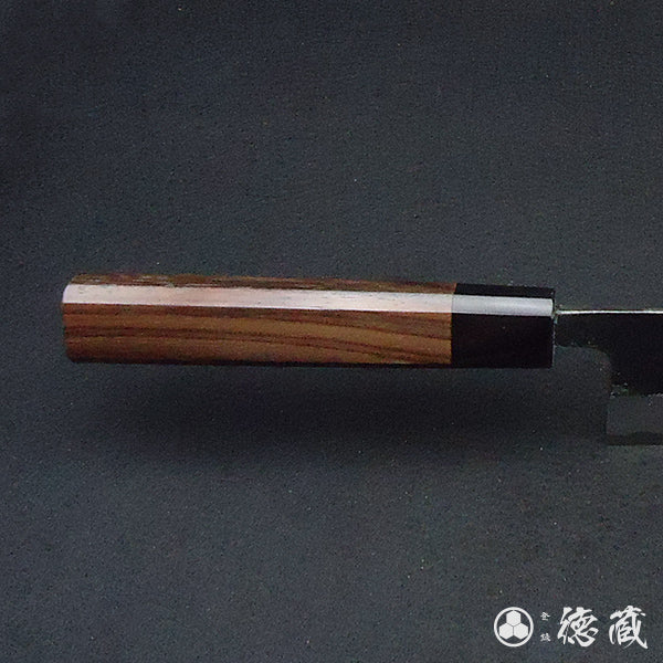 青Ｓ　牛刀包丁　紫檀八角柄