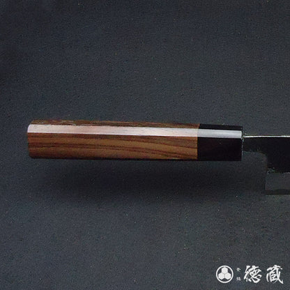 青Ｓ　牛刀包丁　紫檀八角柄