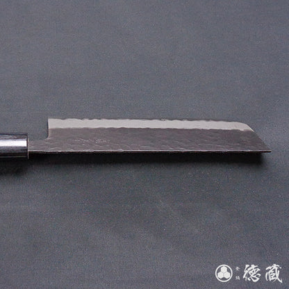 青Ｓ　黒肌槌目仕上　菜切包丁　紫檀