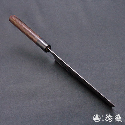 青Ｓ　黒肌槌目仕上　菜切包丁　紫檀
