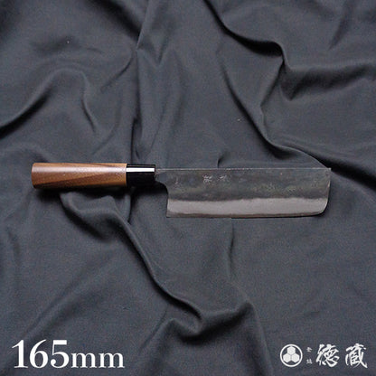 青二　黒打仕上　菜切包丁　朴柄