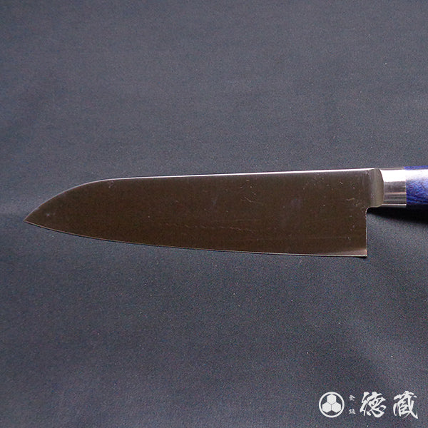 AUS8　三徳包丁　青ハンドル
