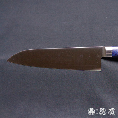 AUS8　三徳包丁　青ハンドル