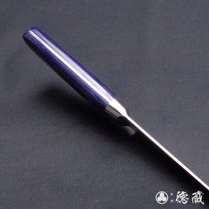 AUS8　三徳包丁　青ハンドル