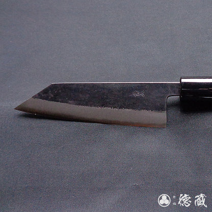 青二　黒打仕上　文化包丁　胡桃柄