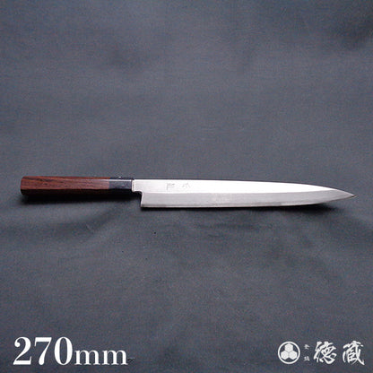 银三 柳刃刀 紫檀木手柄