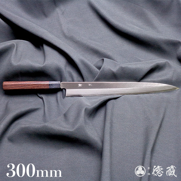 银三 柳刃刀 紫檀木手柄
