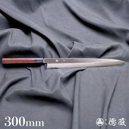 银三 柳刃刀 紫檀木手柄