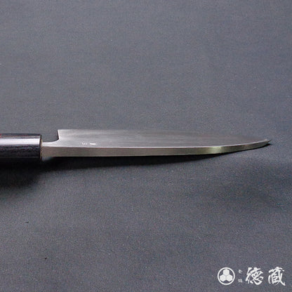 銀三　厚出刃包丁　紫檀柄